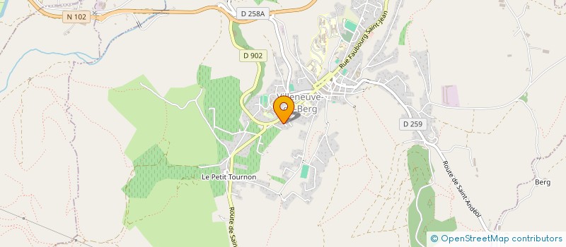 localisation de l'entreprise ACMARIS à VILLENEUVE-DE-BERG