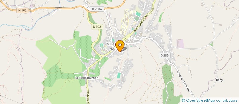 localisation de l'entreprise ACMARIS IMMO  VILLENEUVE-DE-BERG