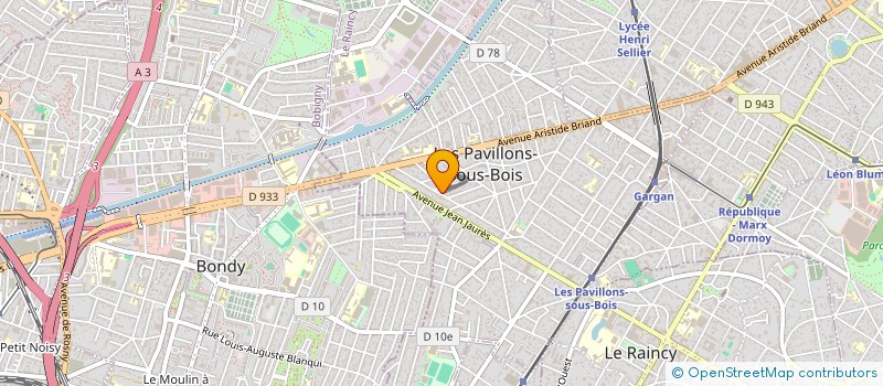 localisation de l'entreprise ACMCP à LES PAVILLONS-SOUS-BOIS
