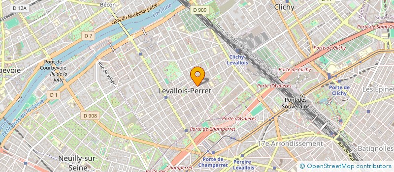 localisation de l'entreprise ACME  LEVALLOIS-PERRET