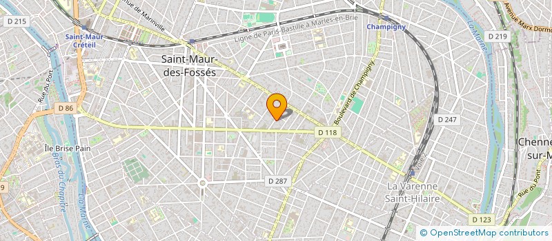 localisation de l'entreprise ACME GOURMET à SAINT-MAUR-DES-FOSSES