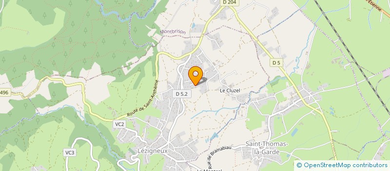 localisation de l'entreprise ACME GROUP  MONTBRISON