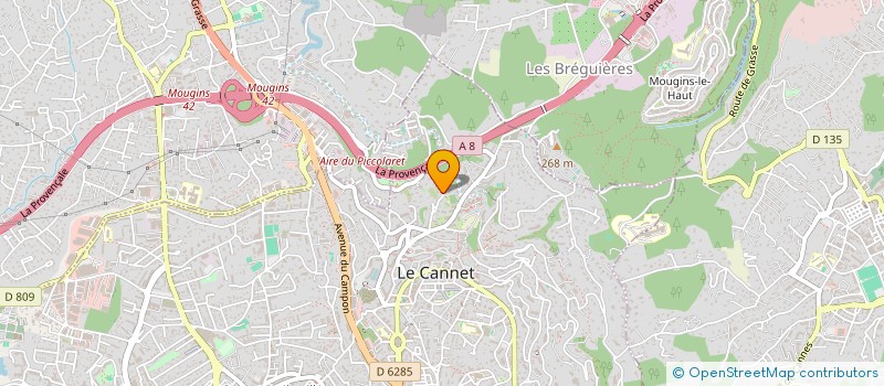 localisation de l'entreprise ACME PATRIMOINE à LE CANNET