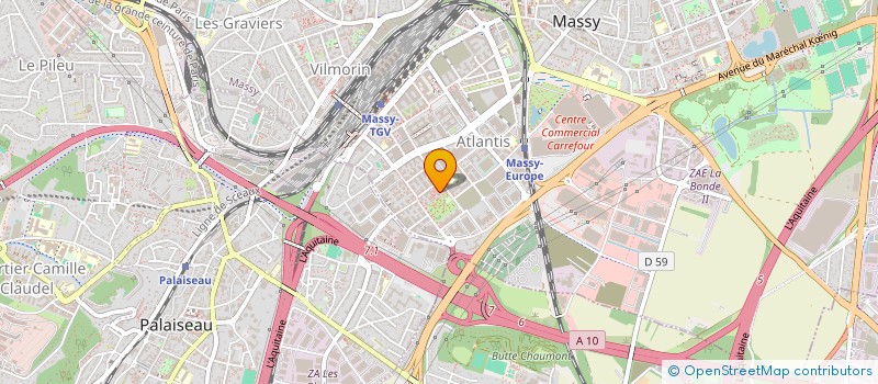 localisation de l'entreprise ACMED à MASSY
