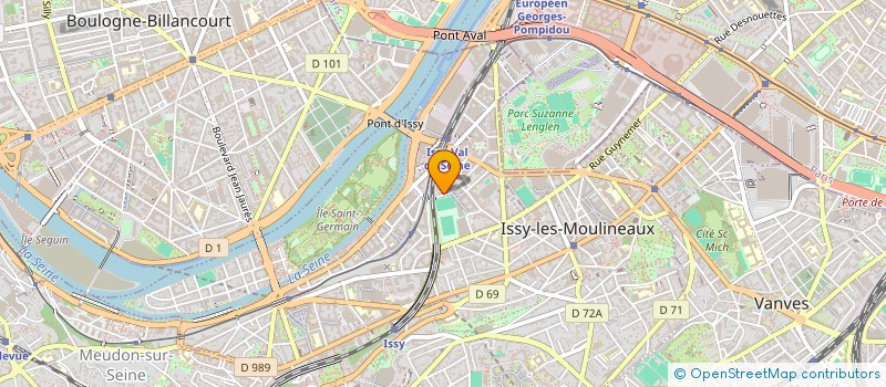 localisation de l'entreprise ACMEN à ISSY-LES-MOULINEAUX