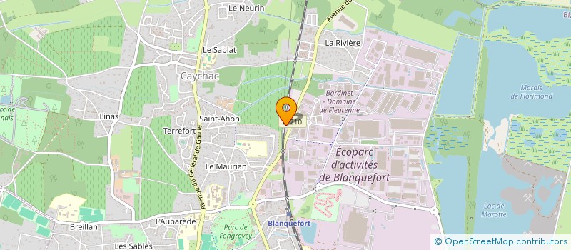 localisation de l'entreprise ACMES à BLANQUEFORT