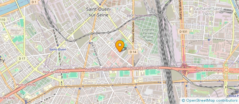 localisation de l'entreprise ACMEVENEMENTS à SAINT-OUEN-SUR-SEINE