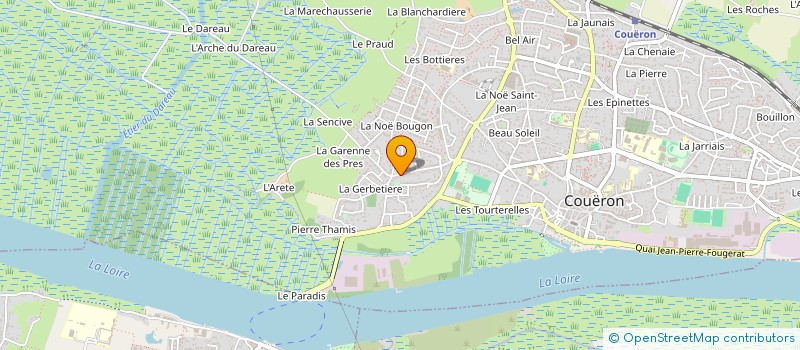 localisation de l'entreprise ACMF CONSEIL EN MANAGEMENT ET ORGANISATION à COUERON