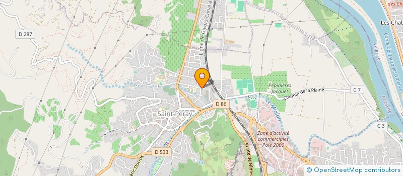 localisation de l'entreprise ACMG  SAINT-PERAY