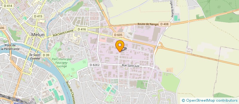 localisation de l'entreprise ACMG GARAGE à VAUX-LE-PENIL