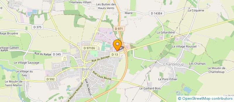 localisation de l'entreprise ACMGB à BREHAL