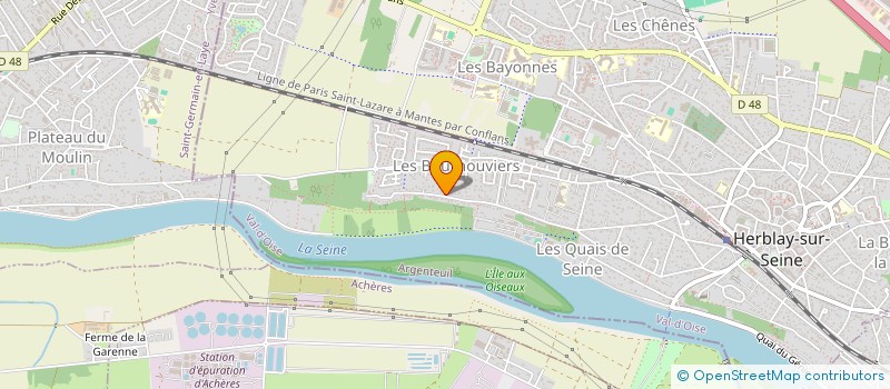 localisation de l'entreprise ACMH IMMOBILIER  HERBLAY-SUR-SEINE