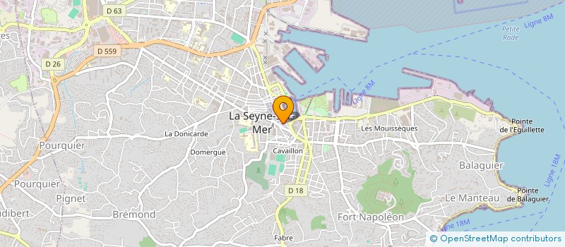 localisation de l'entreprise ACMI SARL  LA SEYNE-SUR-MER