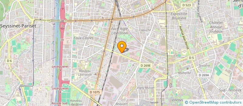 localisation de l'entreprise ACMIS SERVICES à GRENOBLE