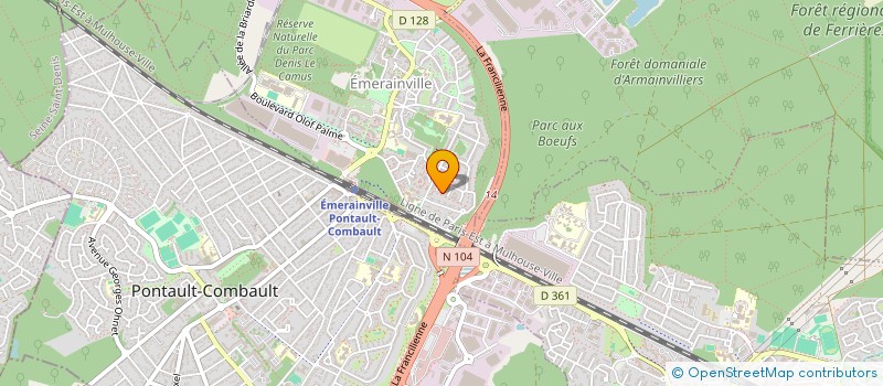 localisation de l'entreprise ACMJ à PONTAULT-COMBAULT