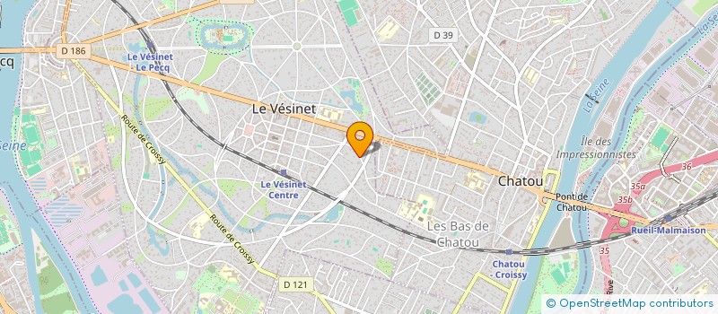 localisation de l'entreprise ACML  LE VESINET