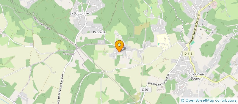 localisation de l'entreprise ACMN  COULOUNIEIX CHAMIERS