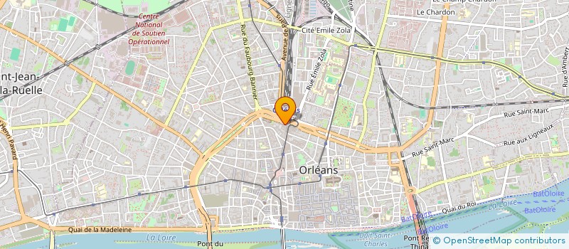 localisation de l'entreprise ACMO à ORLEANS
