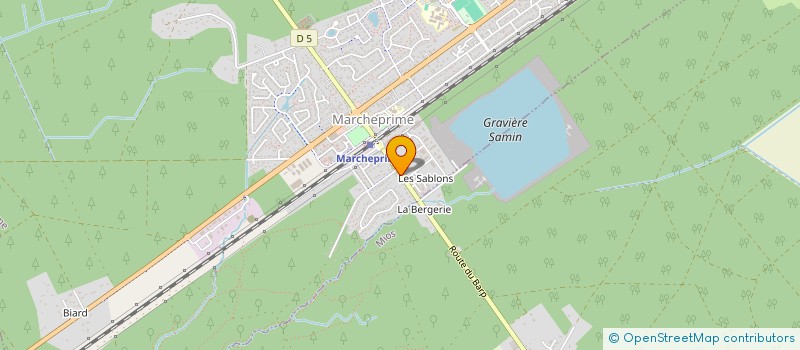 localisation de l'entreprise ACMO à MARCHEPRIME