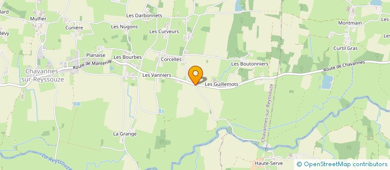 localisation de l'entreprise ACMP à CHAVANNES-SUR-REYSSOUZE