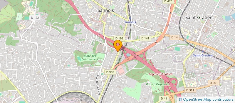 localisation de l'entreprise ACMP  SANNOIS