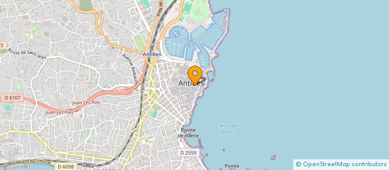 localisation de l'entreprise ACMP FOOD à ANTIBES