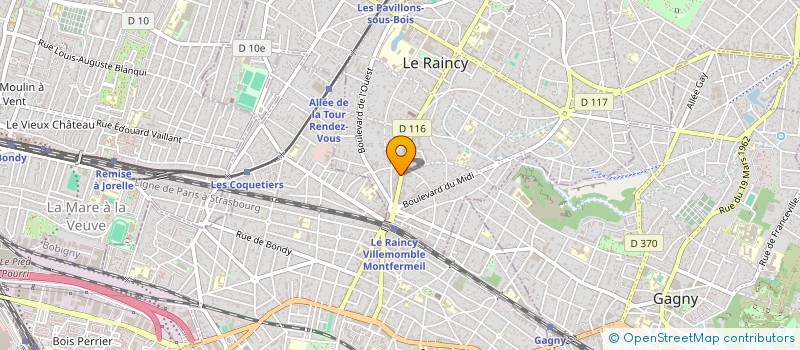 localisation de l'entreprise ACMR à LE RAINCY