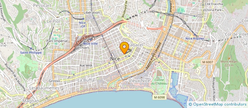 localisation de l'entreprise ACMS 1 à NICE
