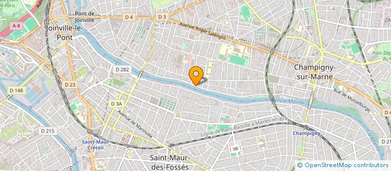 localisation de l'entreprise ACMS à CHAMPIGNY-SUR-MARNE