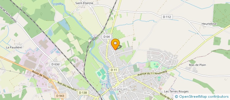 localisation de l'entreprise ACMS à BUZANCAIS
