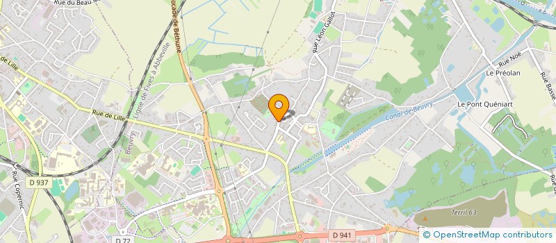 localisation de l'entreprise ACMS  BEUVRY