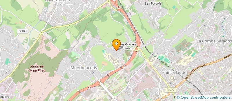 localisation de l'entreprise ACMS  BESANCON