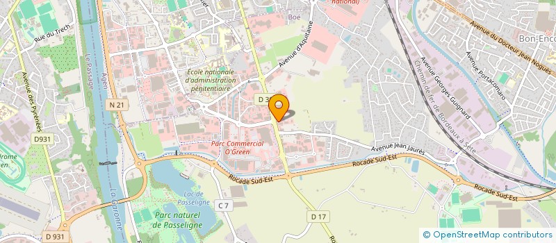 localisation de l'entreprise ACMS AGEN  BOE