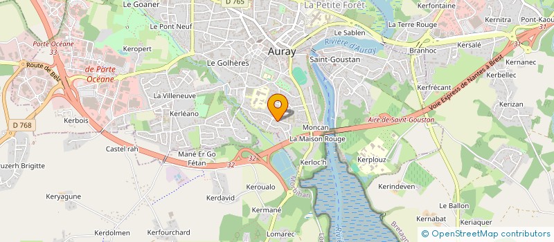 localisation de l'entreprise ACMT à AURAY