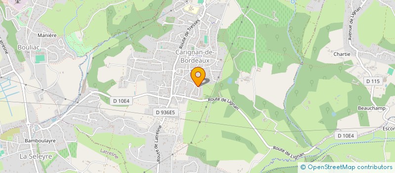 localisation de l'entreprise ACMV CONSTRUCTION ET RENOVATION  CARIGNAN-DE-BORDEAUX