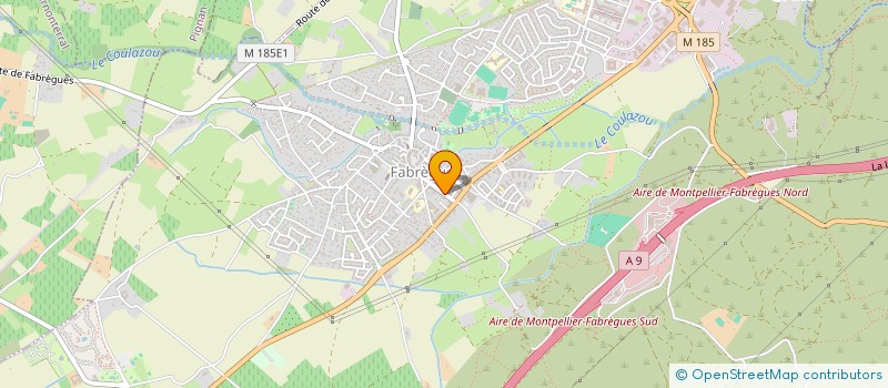 localisation de l'entreprise ACN  FABREGUES