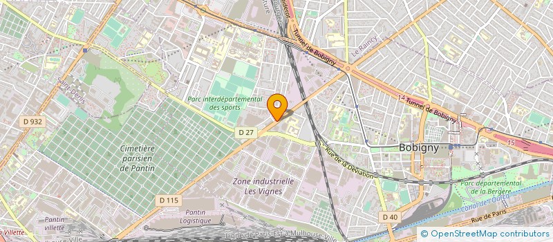 localisation de l'entreprise ACN à BOBIGNY