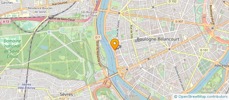 localisation de l'entreprise ACN EXPERTISE à BOULOGNE-BILLANCOURT