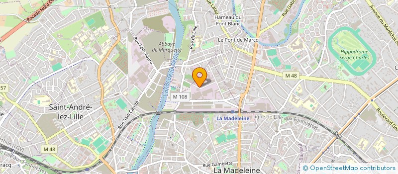 localisation de l'entreprise ACN III à LA MADELEINE