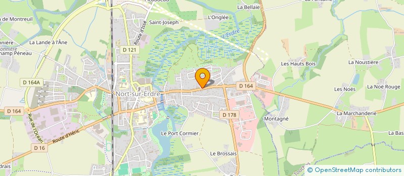 localisation de l'entreprise ACN IMMOBILIER  NORT-SUR-ERDRE