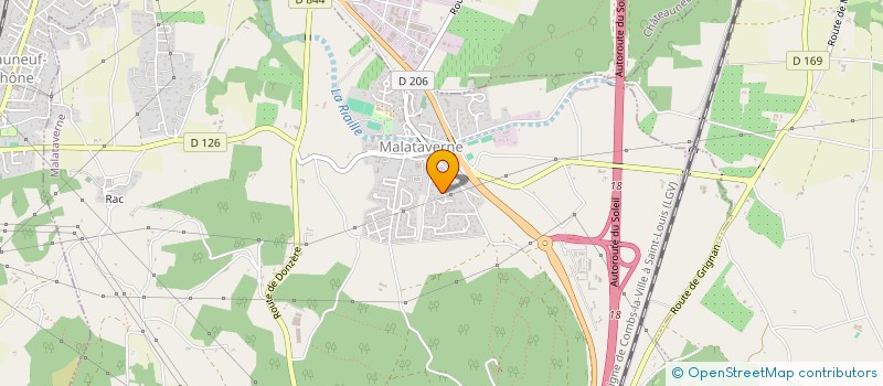 localisation de l'entreprise ACN LA GRANGE  MALATAVERNE