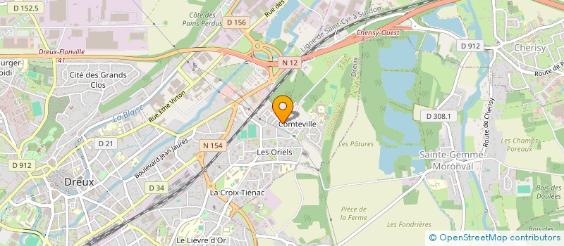 localisation de l'entreprise ACN PERFORMANCE à DREUX