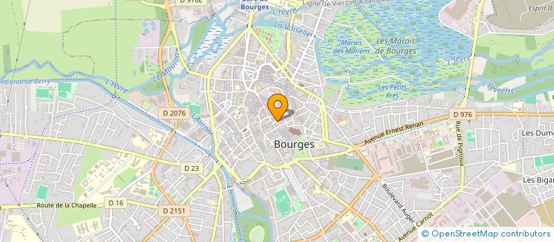 localisation de l'entreprise ACNB IMMO  BOURGES