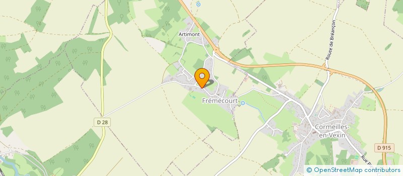 localisation de l'entreprise ACNBF  FREMECOURT