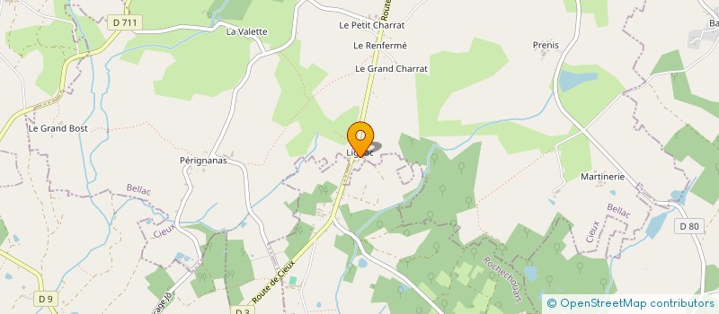 localisation de l'entreprise ACNC  CIEUX