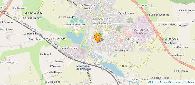 localisation de l'entreprise ACNG  MONTAUBAN-DE-BRETAGNE