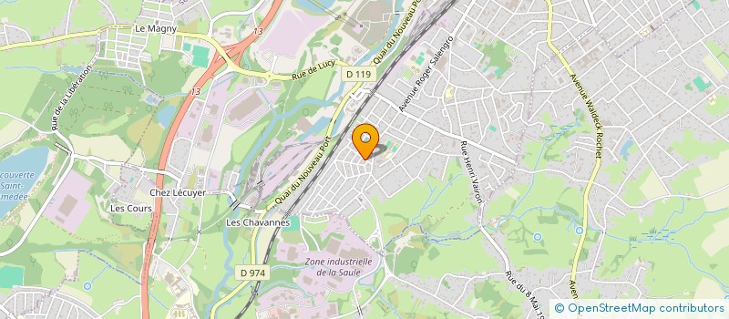 localisation de l'entreprise ACNL 2  MONTCEAU-LES-MINES