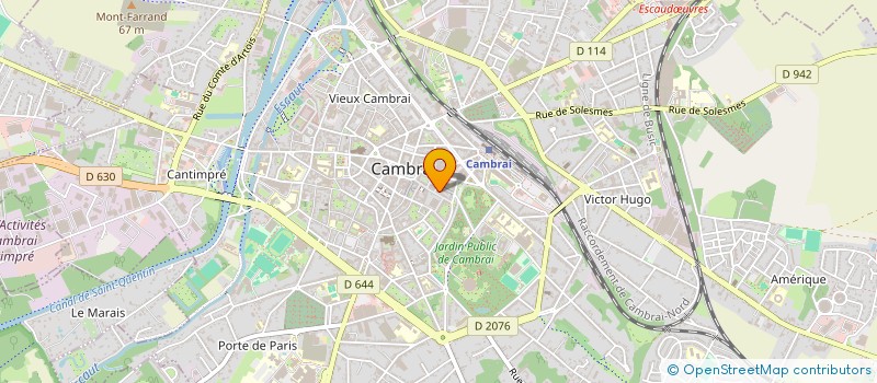 localisation de l'entreprise ACNM  CAMBRAI