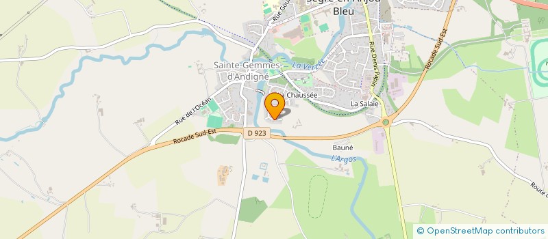 localisation de l'entreprise ACNO à SEGRE-EN-ANJOU BLEU