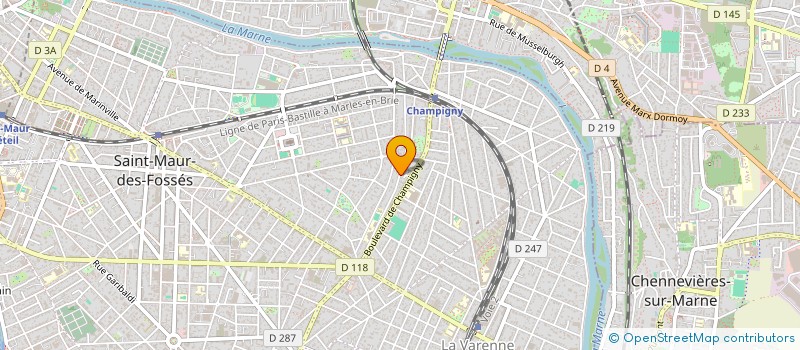 localisation de l'entreprise ACNP FRANCE SCI à SAINT-MAUR-DES-FOSSES